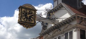 Guildford High Street - The Guildhall/Clock